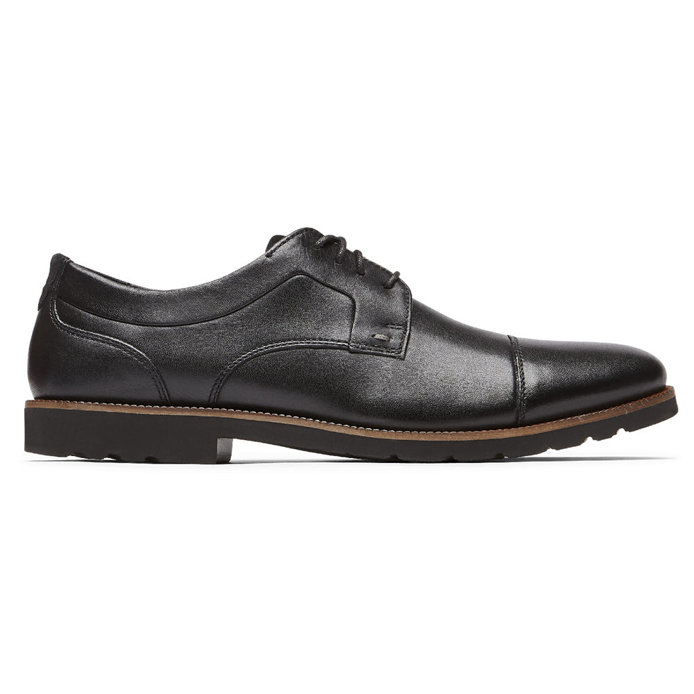 Oxfords Rockport Hombre Mexico - Sharp & Ready 2 Cap Toe Negros - DXBQO5138